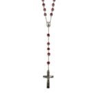 Terço de Vidro Manchado, 8mm c/uma Anilha - Image 4