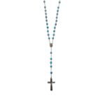 Terço de Vidro Manchado, 8mm c/uma Anilha - Image 3