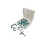 Terço de Cristal, Facetado Hexagonal c/duas cores, 8MM - Image 4