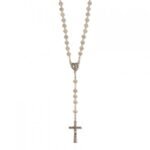 Terço Pérola Hexagonal Floco de Neve