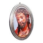 Ícone em Madeira com Folha de Prata, Santo Cristo, Vários Tamanhos