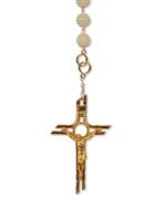 Terço de Pérola Floco de Neve Matrimónio Bicolor - Image 3