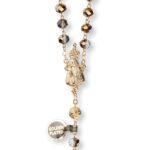 Terço de Cristal  - Disco Pai Nosso em Conta Laminada - Image 27