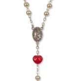 Terço de Pérola c/PX Coração c/CX Centenário - Image 3