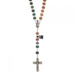 Terço de Pedra Alabastro Multicolor