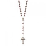 Terço de Metal Formato Coração Nª Srª Resina - Image 16