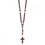 Terço de Madeira Corda Pai Nosso Coração c/ Foto