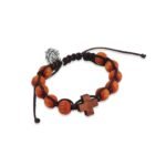 Pulseira de Madeira Trabalhada, 8mm