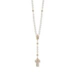 Terço de Cristal  - Disco Pai Nosso em Conta Laminada - Image 97