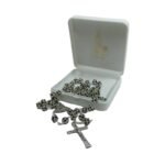 Terço de cristal  - imitação swarovski - com mini cristais