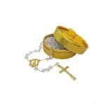 Terço/Fio de Cristal Dourado c/caixa, 8mm - Image 10