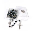 Terço de Cristal Disco Com Anilhas