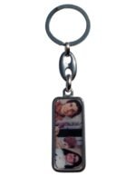 Porta-Chaves em Metal Rectangular com Resina Santo Cristo e Madre Teresa - Image 2