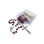 Terço de Cristal c/Pai Nosso Murano,8mm, c/caixa - Image 10