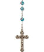 Terço de Cristal Disco Rosas Murano - Image 4