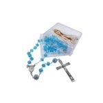 Terço de Cristal c/Pai Nosso Murano,8mm, c/caixa - Image 2