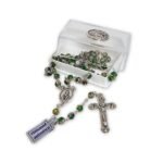 Terço de vidro cloisonné