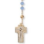 Terço de Cristal  - Disco Pai Nosso em Conta Laminada - Image 49