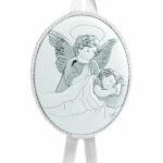 Painel Bilaminado Folha de Alumínio c/ prata vaporizada Anjo da Guarda