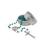 Terço/Fio de Cristal Prateado c/caixa, 6mm - Image 20