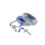 Terço/Fio de Cristal Prateado c/caixa, 8mm - Image 18