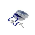 Terço/Fio de Cristal Prateado c/caixa, 8mm - Image 20