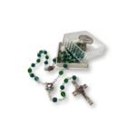 Terço de cristal com pérolas - cruz e passador em esmalte - Image 2