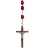 Terço de Plástico Oval Cristal - Image 3