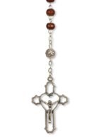 Terço de Madeira Com Rosas - Image 3