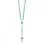 Terço de Plástico Oval Cristal - Image 5