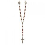 Terço de Madeira Sândalo Santa Jacinta e São Francisco Marto - Image 3