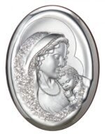 Painel Bilaminado Prata 999°°Amor de Mãe Oval