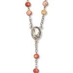 Terço de Vidro Cerâmica Manchado