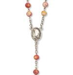 Terço de Vidro Cerâmica Manchado