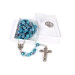 Terço de Cristal Disco Rosas Murano - Image 5