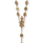 Terço de metal Nª Srª de Fátimac/ rosas - Image 4