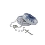 Terço/Fio de Cristal Prateado c/caixa, 8mm - Image 16