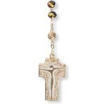 Terço de Cristal  - Disco Pai Nosso em Conta Laminada - Image 28