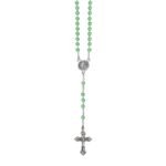 Terço de Cristal Disco 4MM Prateado em Frasco Vidro - Image 18