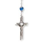 Terço de vidro manchado com anilhas - Image 3