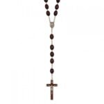 Terço de Madeira Trabalhada Oval