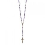 Terço de Plástico Oval Cristal - Image 12