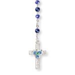 Terço de cristal com pérolas - cruz e passador em esmalte - Image 10