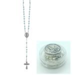 Terço de Pérola 4MM c/fecho e c/ caixa Lombata - Image 2