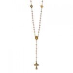 Terço de Pérola Paz c/ Caixa Dourado - Image 5