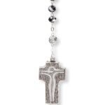 Terço de Cristal  - Disco Pai Nosso em Conta Laminada - Image 34