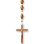 Terço de Madeira - oval Crucifixo em Madeira, com metal - Image 5