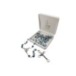 Terço de Cristal, Facetado Hexagonal c/duas cores, 8MM - Image 2