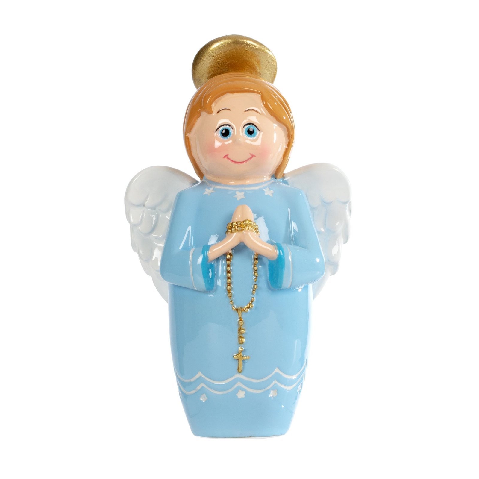 1092484582_Est__tua_Anjo_Menino_Azul_Lello_e_Lilla_Rosarium.jpg Estátua em resina - Coleção Lello & Lilla - Image 1