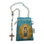 Terço de plástico em corda - 8 mm